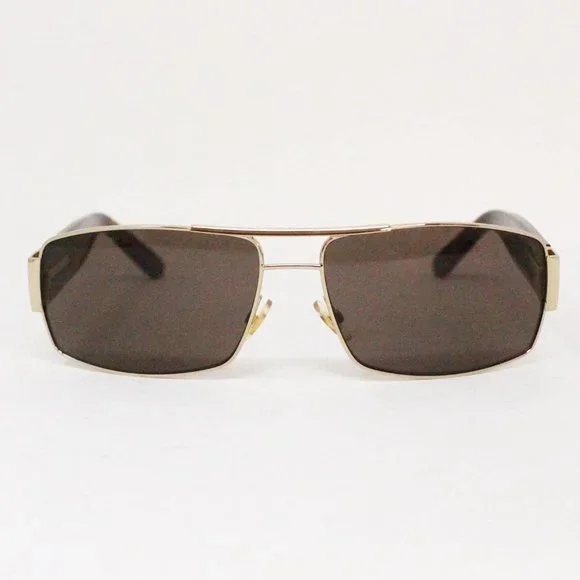 GUCCI #38829 Brown Polarized Rectangular Sunglasses